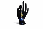 blue eye keychain hanging
