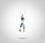 blue eye keychain multicharm