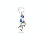 blue eye keychain dolphin