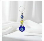 blue eye keychain hanging