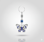 blue eye keychain butterfly