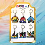 Souvenir Keychain Soft PVC 6 Pcs Dubai # 03
