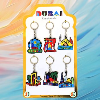 Souvenir Keychain Soft PVC 6pcs #01