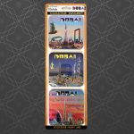 Coaster Fridge Magnet Dubai Set of 3 #01