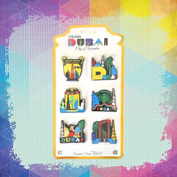 Fridge Magnet PVC 6 pcs set Assorted