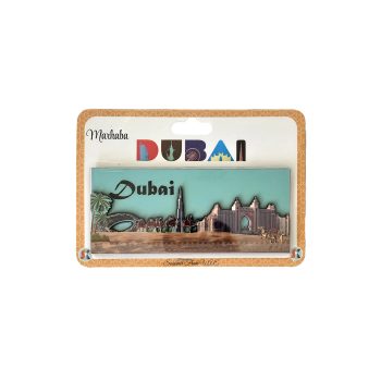 Dubai UAE MDF Magnet - 1pc, Basic Dubai Design Souvenir