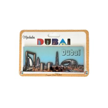 Dubai UAE MDF Magnet – 1 Piece, Rectangular Shape, Dubai View Design