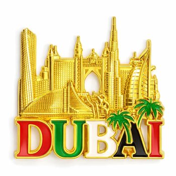 Dubai UAE Metal Magnet 09