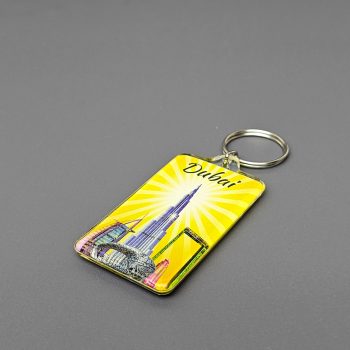 Dubai UAE Acrylic Keychain - Assorted