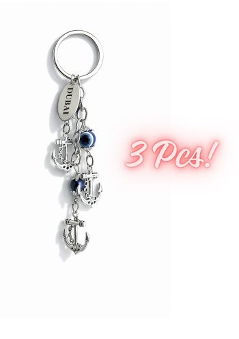 Blue Eye Keychain Anchor Charms