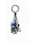 Blue Eye Keychain  Elephant Design
