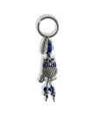 Blue Eye Keychain Owl design