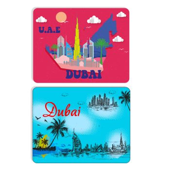 Dubai UAE Bubble Magnet 2pcs 02