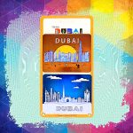 Dubai Bubble Fridge Magnet 2pcs 01