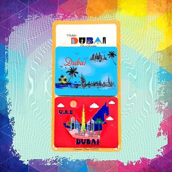 Dubai UAE Bubble Magnet 2pcs 02