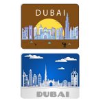 Dubai Bubble Fridge Magnet 2pcs 01