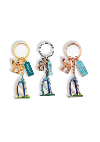 Metal Keychain – Burj Al Arab 3 pcs