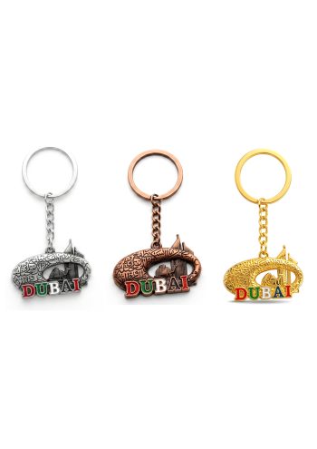Metal Keychain – Dubai Museum of Future 3pcs