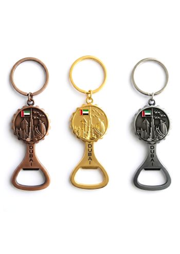 Metal Keychain with Bottle Opener 3pcs
