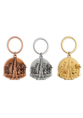 Metal Keychain - Fancy Souvenir 3pcs