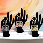 Dubai Metal Keychain – Book Shape 3pcs