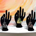 Metal Keychain with Camel & palm Tree 3pcs