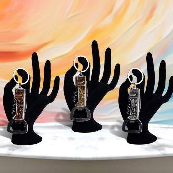 Metal Keychain with Travel tool 3 pcs