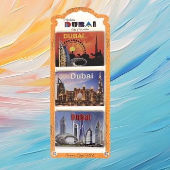 Foil Fridge Magnet 3pcs Set Rectangle