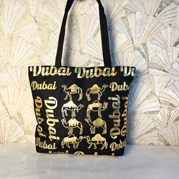 Tote Beach Bag Fancy Foil Print #07