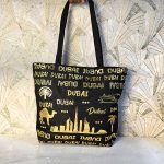 Tote Beach Bag Fancy Foil Print #06