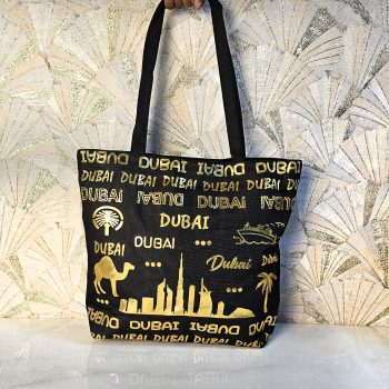 Tote Beach Bag Fancy Foil Print #06