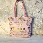 Tote Beach Bag Fancy Foil Print #05