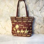 Tote Beach Bag Fancy Foil Print #02