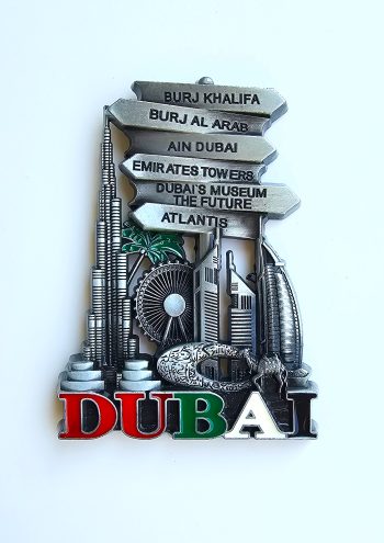 Dubai UAE Metal Magnet 08