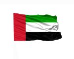 UAE FLAG 90 X150 cm Satin 10 pcs