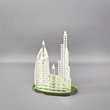 Crystal Glass Decoration Dubai Skyscrapers