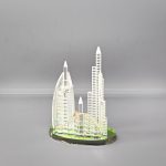 Crystal Glass Decoration Dubai Buildings 02