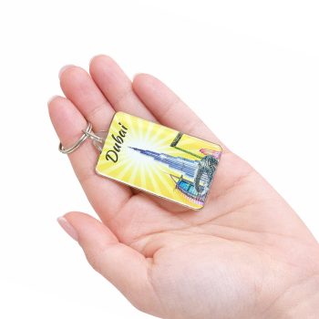 Dubai UAE Acrylic Keychain Assorted