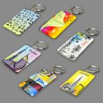 Dubai UAE Acrylic Keychain 6 pcs