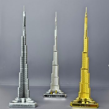 Burj Khalifa Souvenir Metal High-Polish