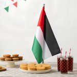 UAE FLAG with Metal stand 10 pcs
