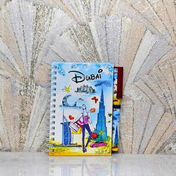 Dubai Souvenir Notebook with pen # 01