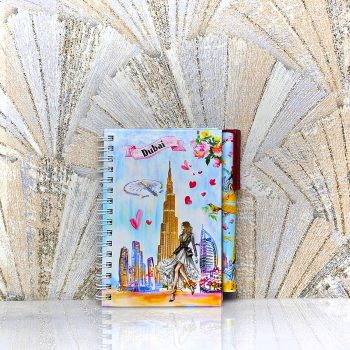 Dubai Souvenir Notebook with pen # 02