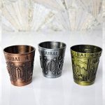 metal shot glass all designs