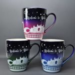 Black Ceramic Mug with Vaibrant Design