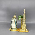 Painted Burj with Palm Tree