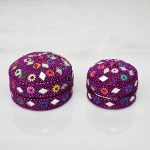 Decoration Box Handmade set 0f 2 pcs Purple