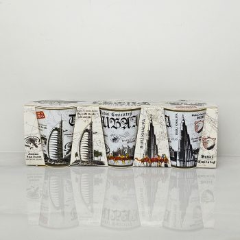 Dubai Short Glass – Colorful 3 Pcs Set #9