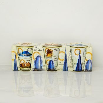 Dubai Short Glass – Colorful 3 Pcs Set #8