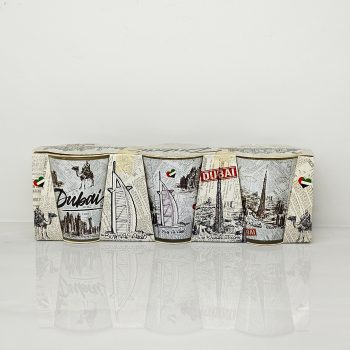 Dubai Short Glass – Colorful 3 Pcs Set #7